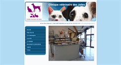 Desktop Screenshot of clin-veterinaire-des-jalles.com