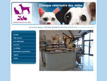 Tablet Screenshot of clin-veterinaire-des-jalles.com